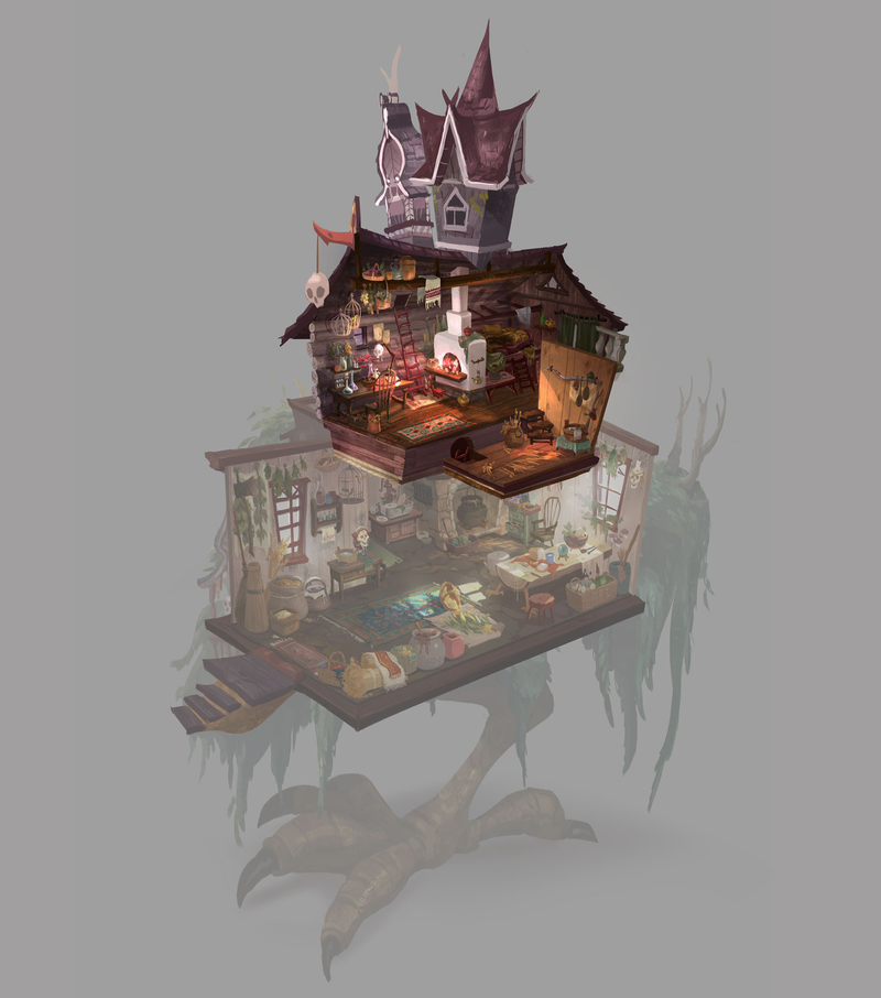 Illustration for article titled Yo Maybe Don't Touch The Skulls At Baba Yaga's House